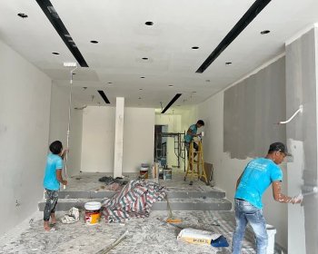Các nguyên tắc và thứ tự thi công các hạng mục sơn nhà